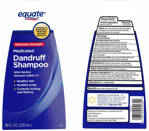 MEDICATED DANDRUFF MAXIMUM STRENGTH 포장