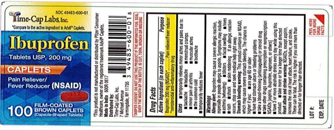 600R-Timely-Ibuprofen Caplet-100s-Label