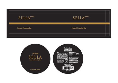 SELLA PREMIUM NATURAL CLEANSING BAR 포장