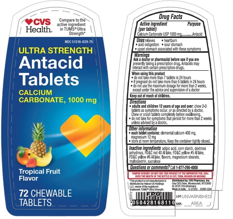 Calcium Carbonate 1000 mg 포장