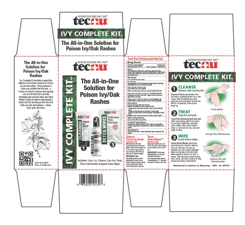 Tecnu Ivy Complete Kit packaging