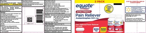 equate pain reliever packaging