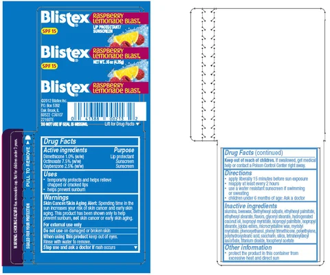 Blistex Raspberry Lemonade Blast 포장