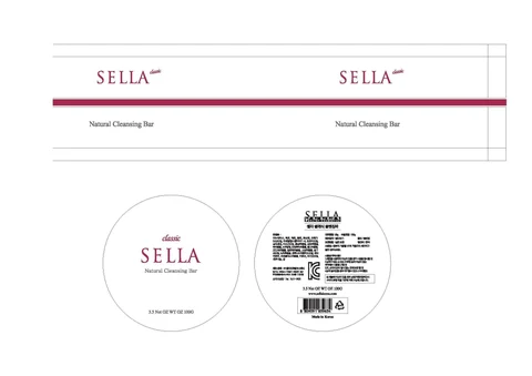 SELLA CLASSIC NATURAL CLEANSING BAR 포장