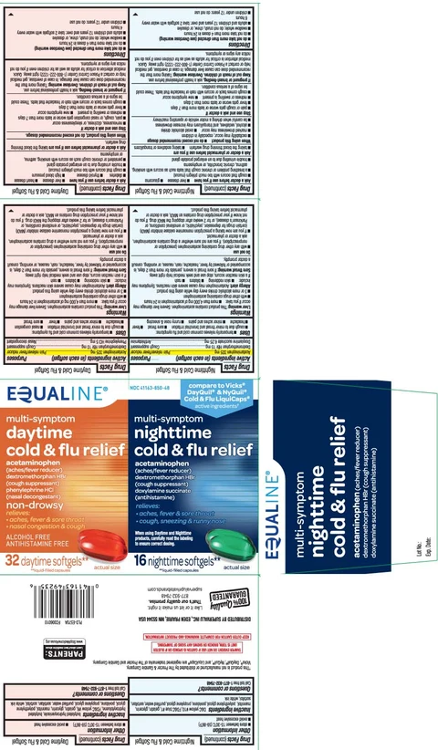 Daytime Nighttime Cold Flu Relief 포장