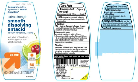 up and up extra strength smooth dissolving antacid Assorted Fruit 포장