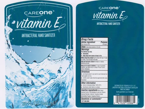 Careone Vitamin E Hand Sanitizer 포장