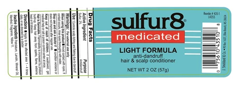 Sulfur 8 Light Anti-Dandruff Hair and Scalp Conditioner 포장