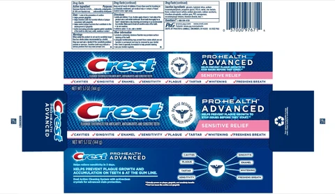 CrestPro Health Advanced Sensitive Relief 포장