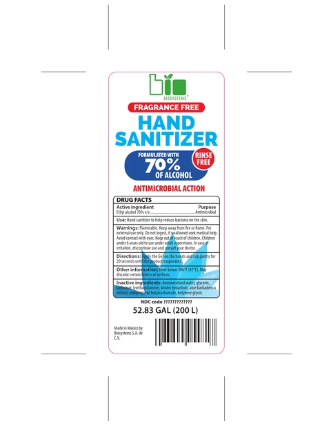 Hand Sanitizer packaging