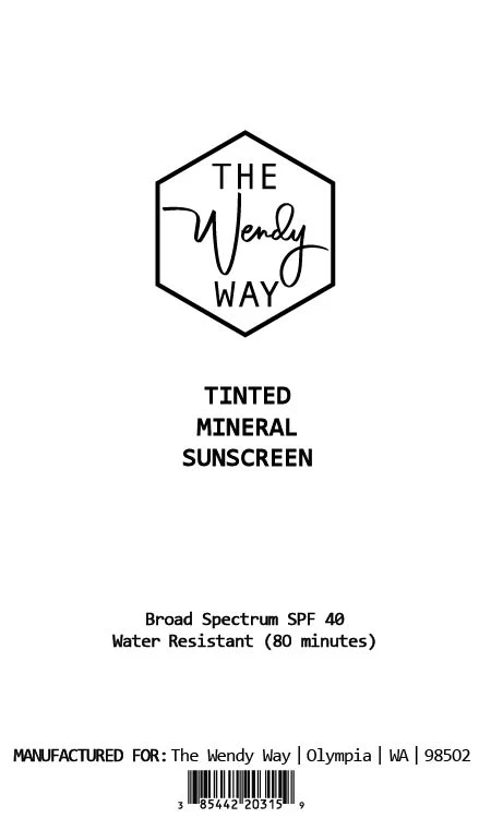 Tinted Mineral Sunscreen packaging