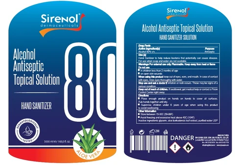Sirenol Antiseptic Topical 포장