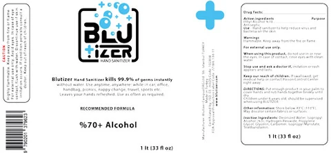 Blutizer Hand Sanitizer Gel 포장
