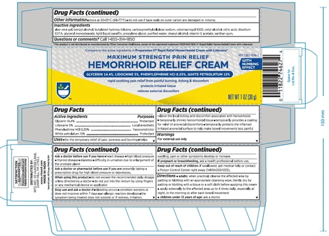 Hemorrhoid Relief 포장