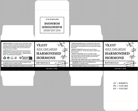 HARMONISED HORMONE WILD YAM Cream 포장