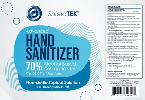 ShieldTEK Hand Sanitizer 포장