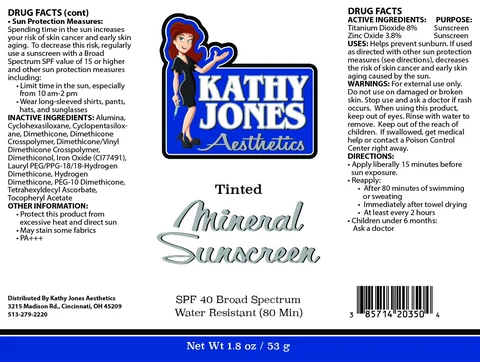 Tinted Mineral Sunscreen packaging
