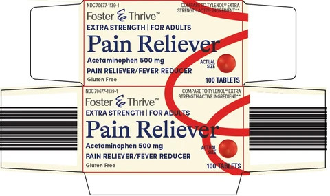 foster and thrive pain reliever packaging