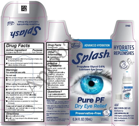 Splash Pure PF packaging