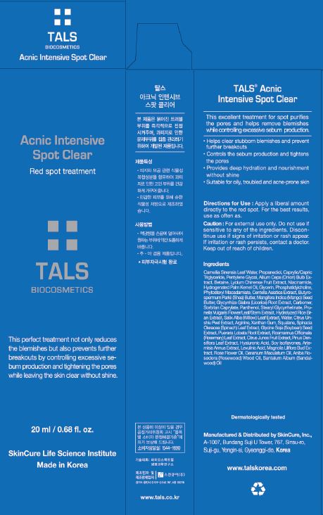 TALS Acnic Intensive Spot Clear 포장