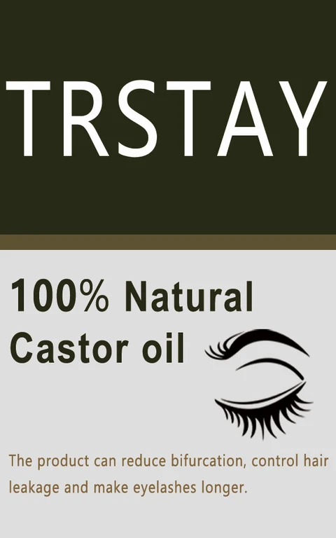 Trstay 100% Natural Castor oil packaging