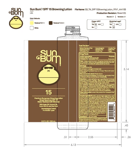 Sun Bum 15 Premium Sunscreen Browning 포장