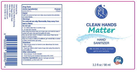 Clean Hands Matter 포장
