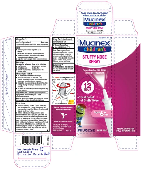 MUCINEX Childrens Stuffy Nose packaging