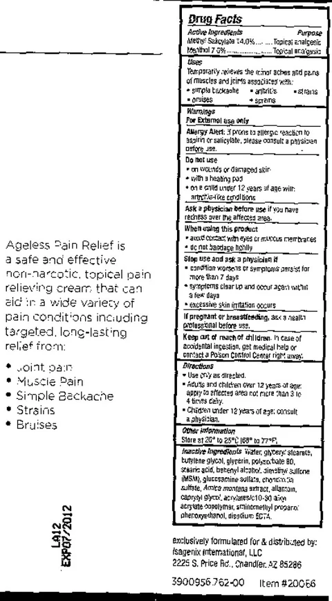 Ageless Pain Relief Cream B