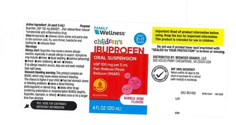 Childrens Ibuprofen 572 packaging