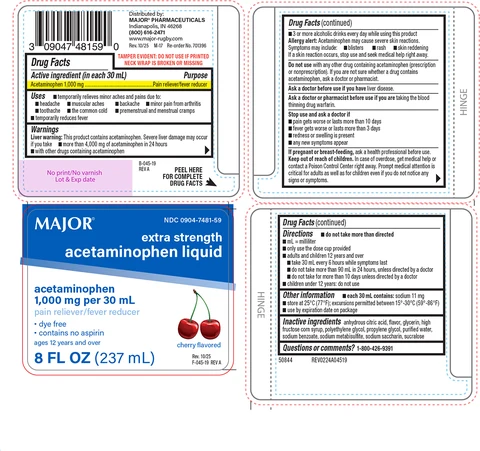 Acetaminophen 포장