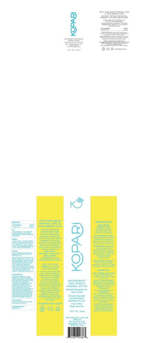 Antioxidant Face Shield Mineral SPF30 포장