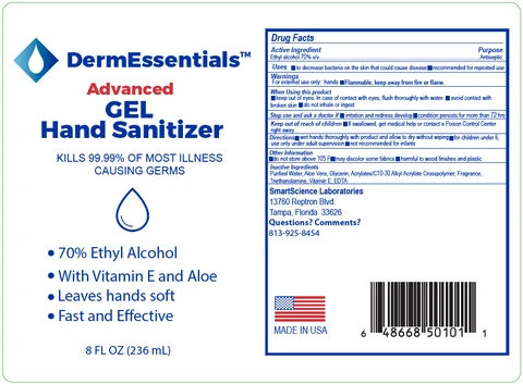 DermEssentials Advanced Hand Sanitizer 포장