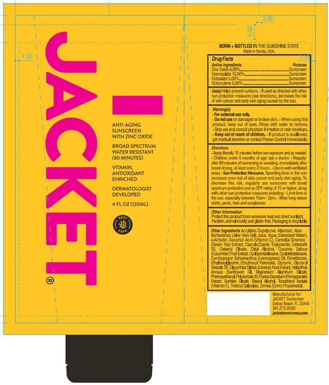 JACKET SPF-50 Broad Spectrum Sunscreen 포장