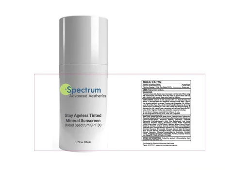 Stay AgelessTinted Sunscreen Broad Spectrum SPF 30 packaging