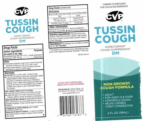 TUSSIN COUGHEXPECTORANT COUGH SUPRESSANT DM 포장