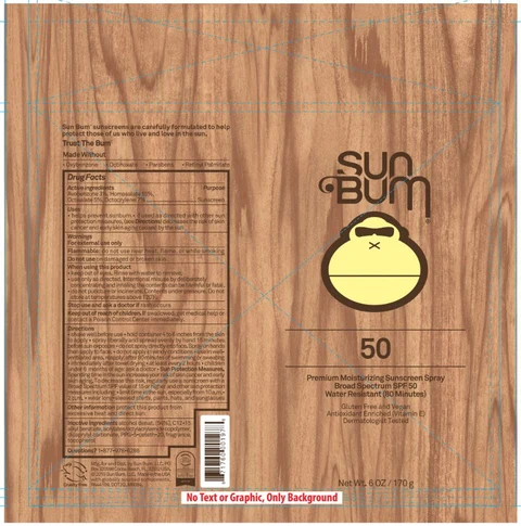 Sun Bum Premium Moisturizing Sunscreen Broad Spectrum SPF 50 포장
