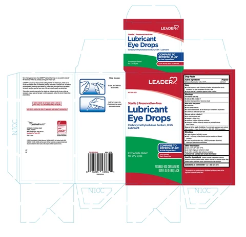 Leader Lubricant Eye Drops packaging