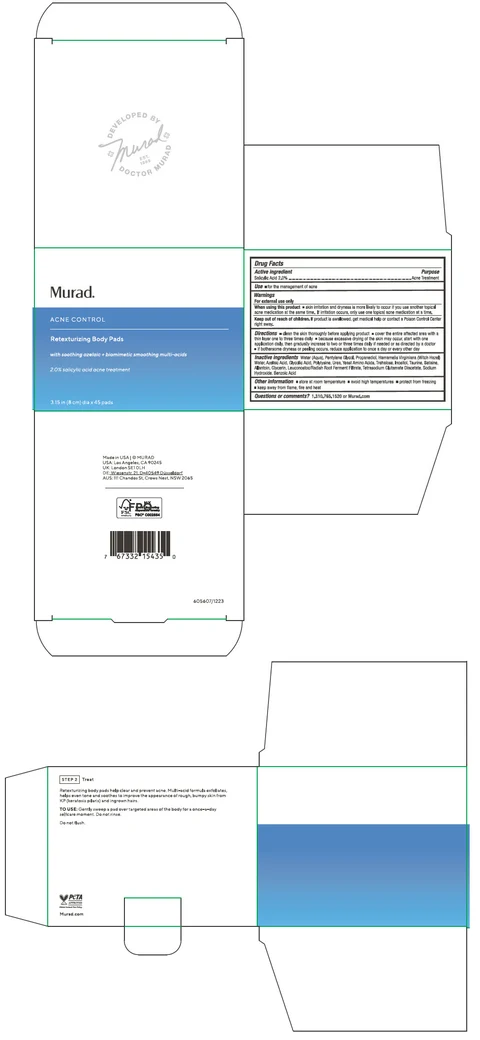 Retexturizing Body Pads 포장