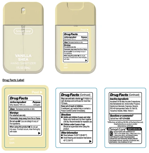 Smart Care HAND SANITIZER VANILLA SHEA 포장