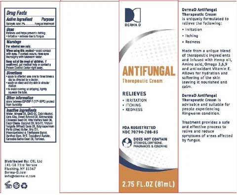 DermaD ANTIFUNGAL Therapeutic 포장