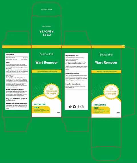 SottSunFeli Wart Remover packaging