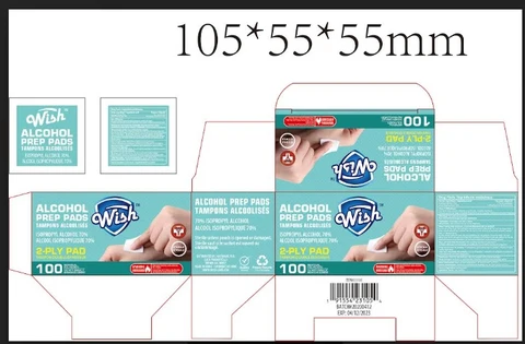 Alcohol Prep Pad Sterile 포장