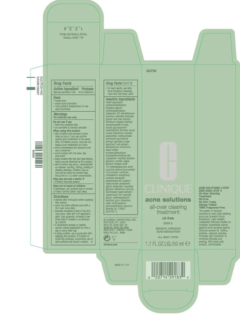 ACNE SOLUTIONSALL-OVER CLEARING TREATMENT 포장