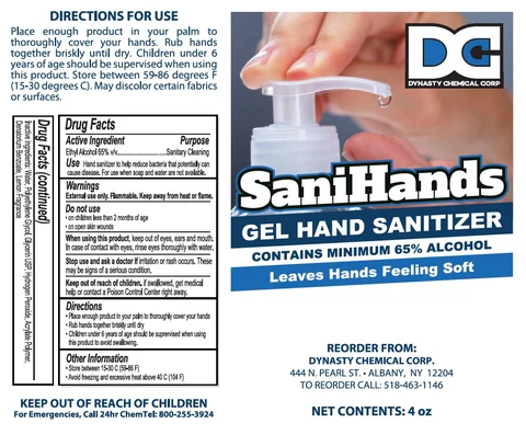 SaniHandsGel Hand Sanitizer 포장