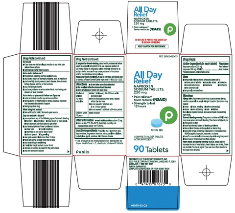 all day relief packaging