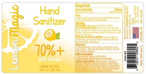Hand Sanitizer packaging