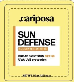 SPF50 SunscreenCariposa 포장