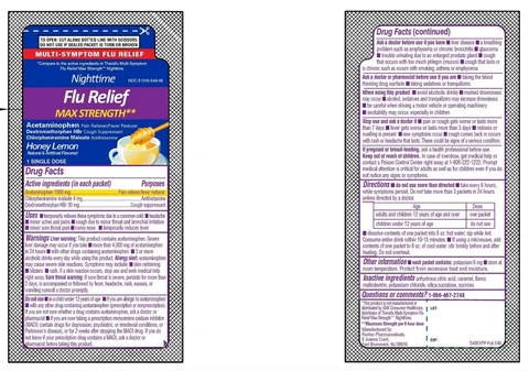 Theraflu Relief Max StrengthNighttime packaging