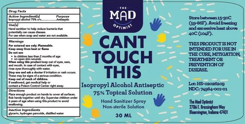 Hand Sanitizer packaging